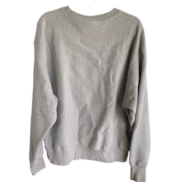 Champion Reverse Weave Crewneck Sweatshirt Men's Gray Sweater Size XL Blank - Picture 2 of 6